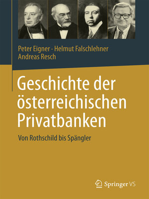 cover image of Geschichte der österreichischen Privatbanken